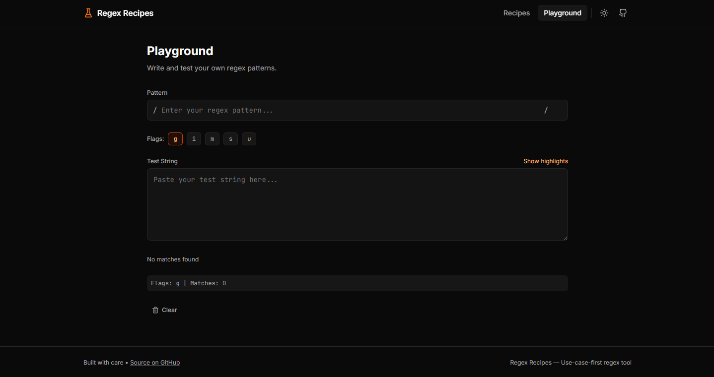 Regex Recipes gallery image