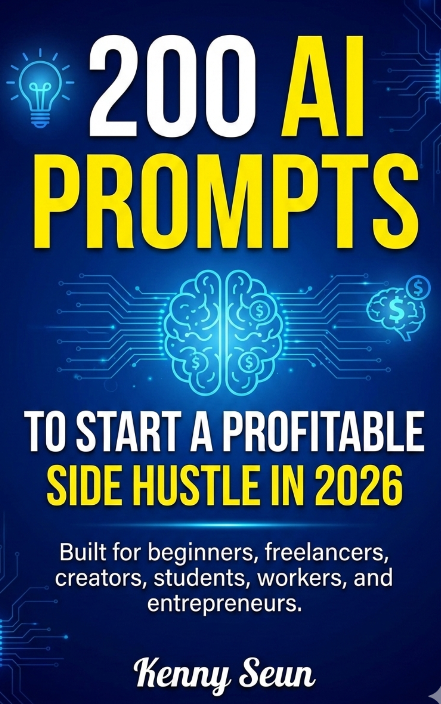 Unlock 200 Proven AI Prompts for income logo