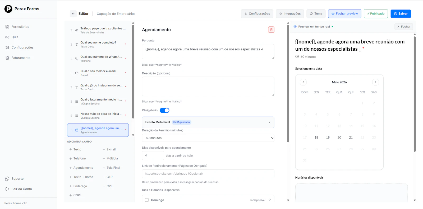 Perax Forms screenshot 3
