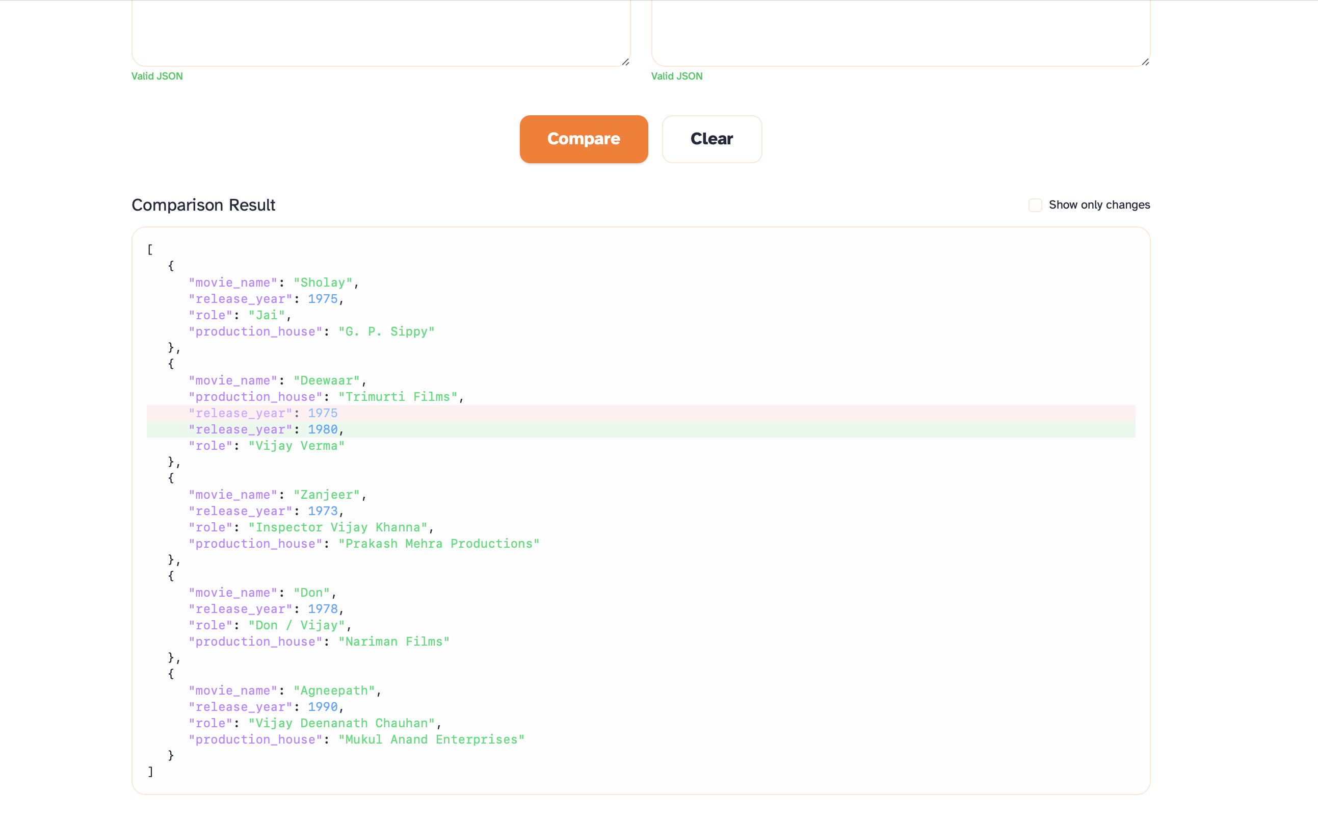 JSON-JS Tools - Screenshot 2 showing product features and functionality