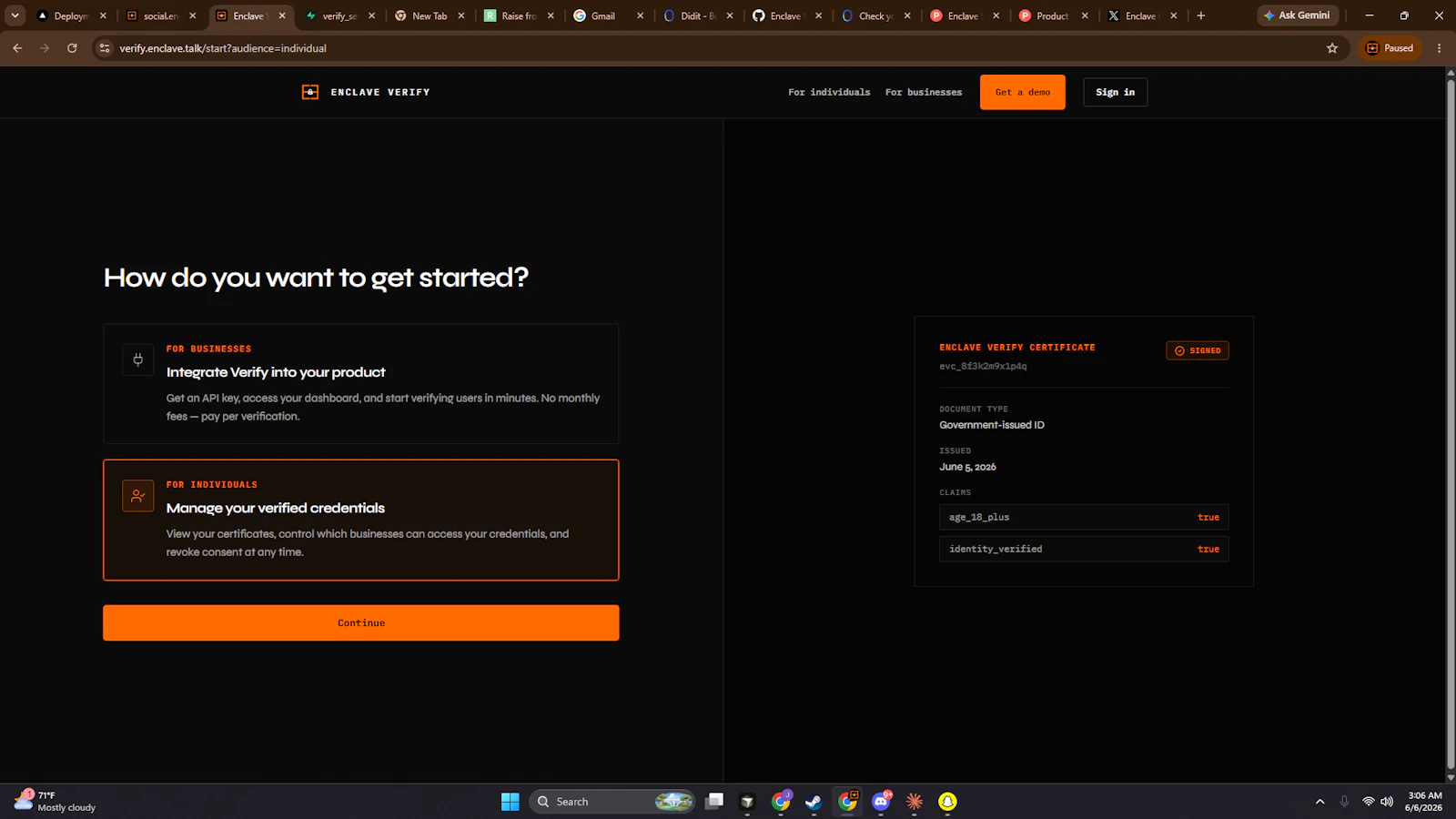 Enclave Verify screenshot 3