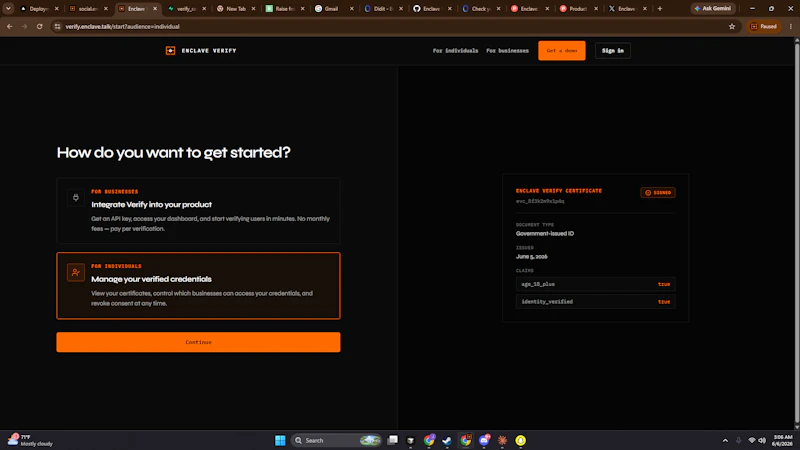 Enclave Verify screenshot 3