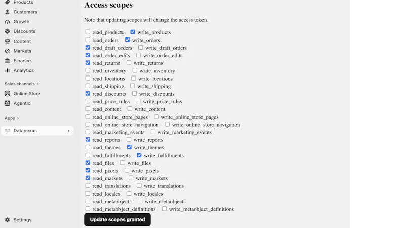 Datanexus for Shopify screenshot 4