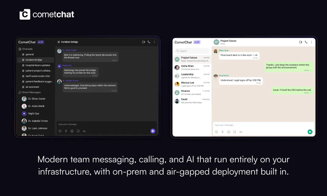 CometChat Air gallery image