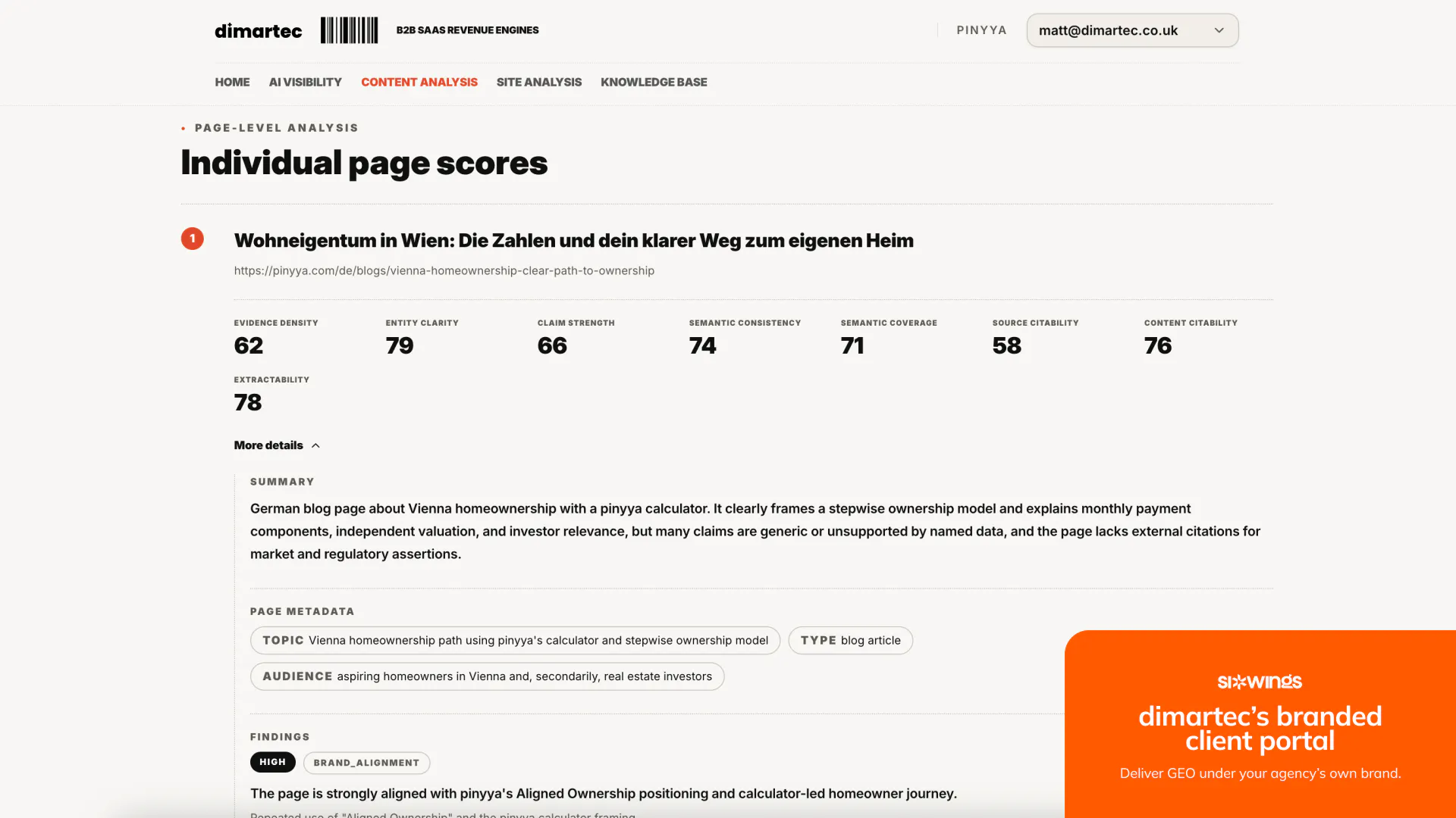 SixWings: White-label GEO for Agencies gallery image