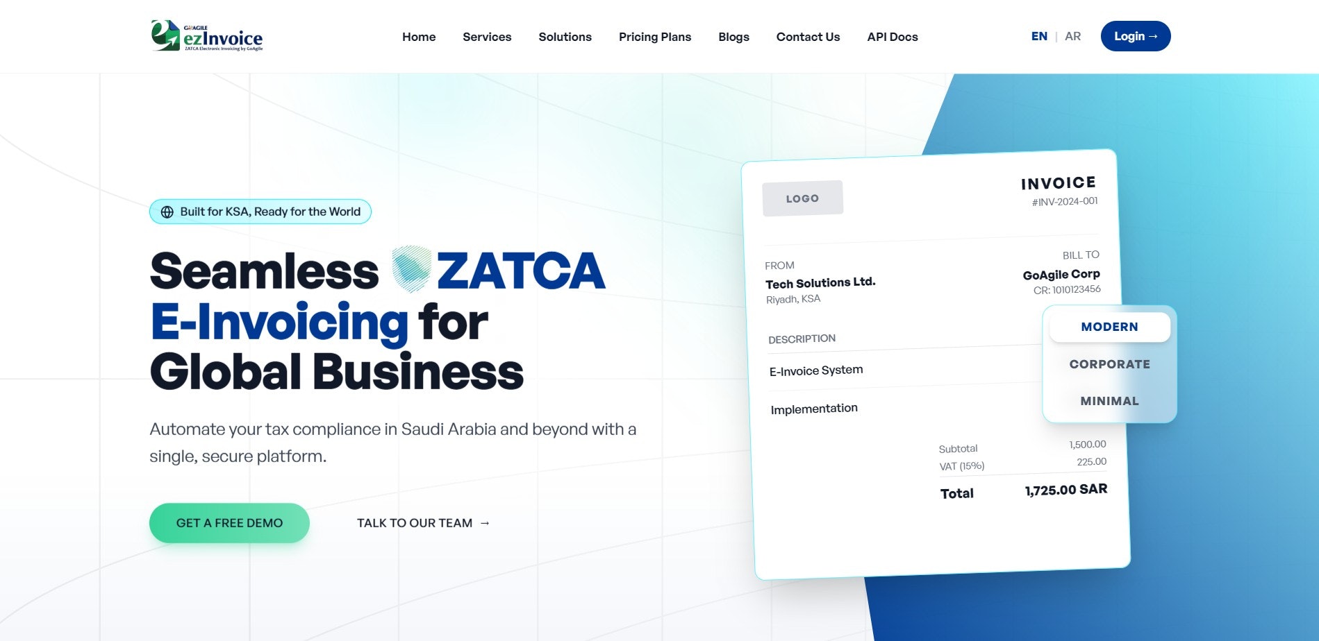 GoAgile ZATCA e-invoicing Software media 1