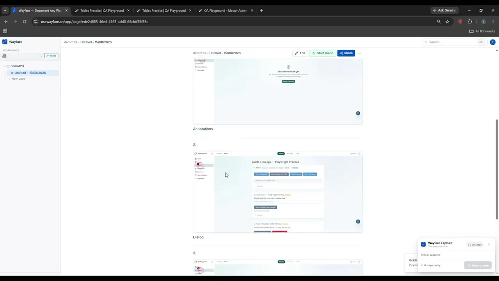 Wayfare: Auto-Document Workflows screenshot 1 (video preview)