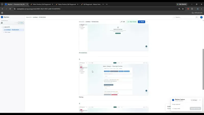 Wayfare: Auto-Document Workflows screenshot 1 (video preview)