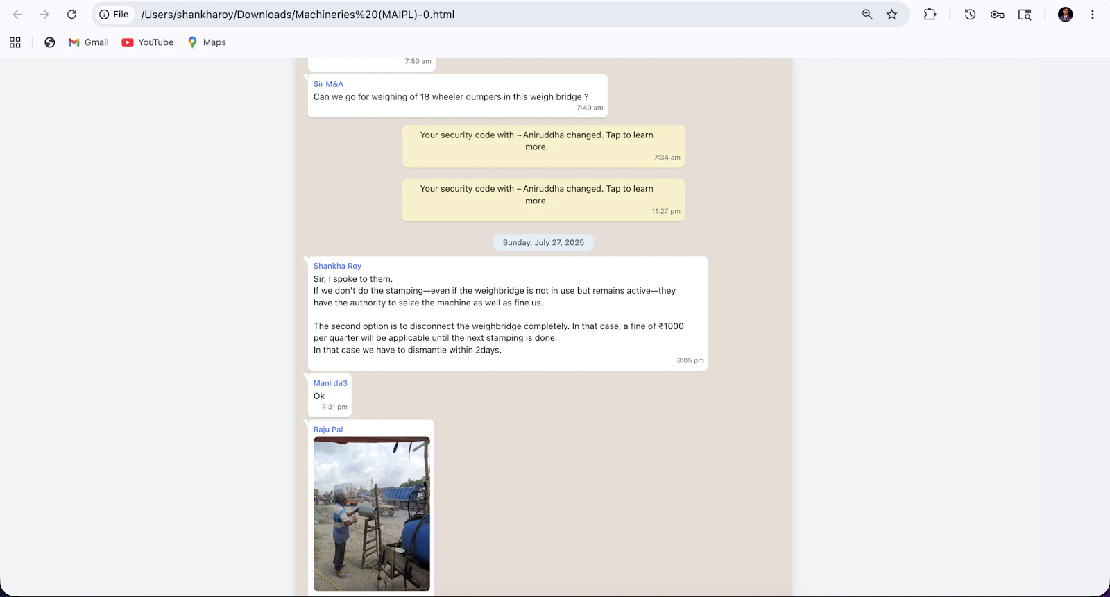 WaChat2PDF screenshot 3