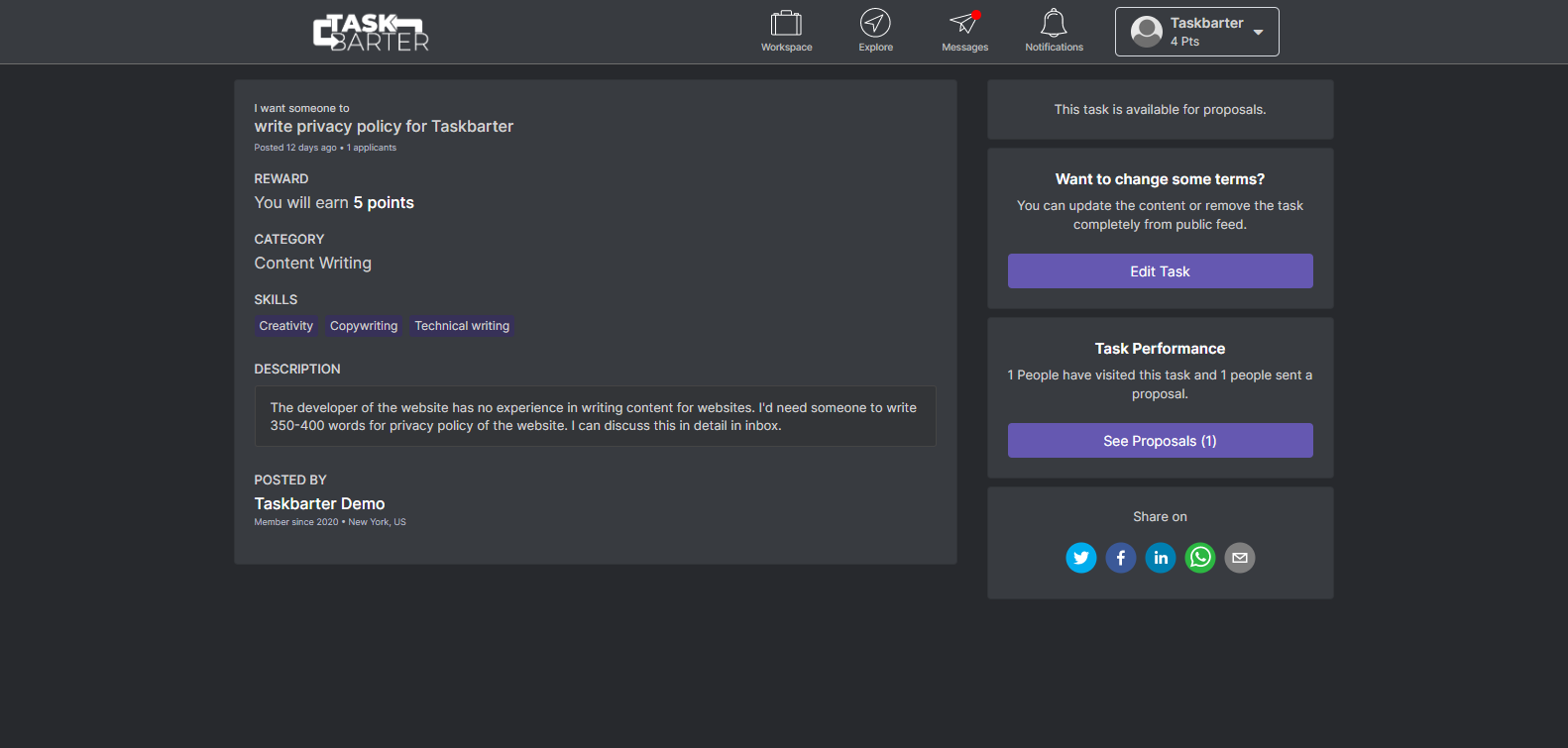 Taskbarter gallery image