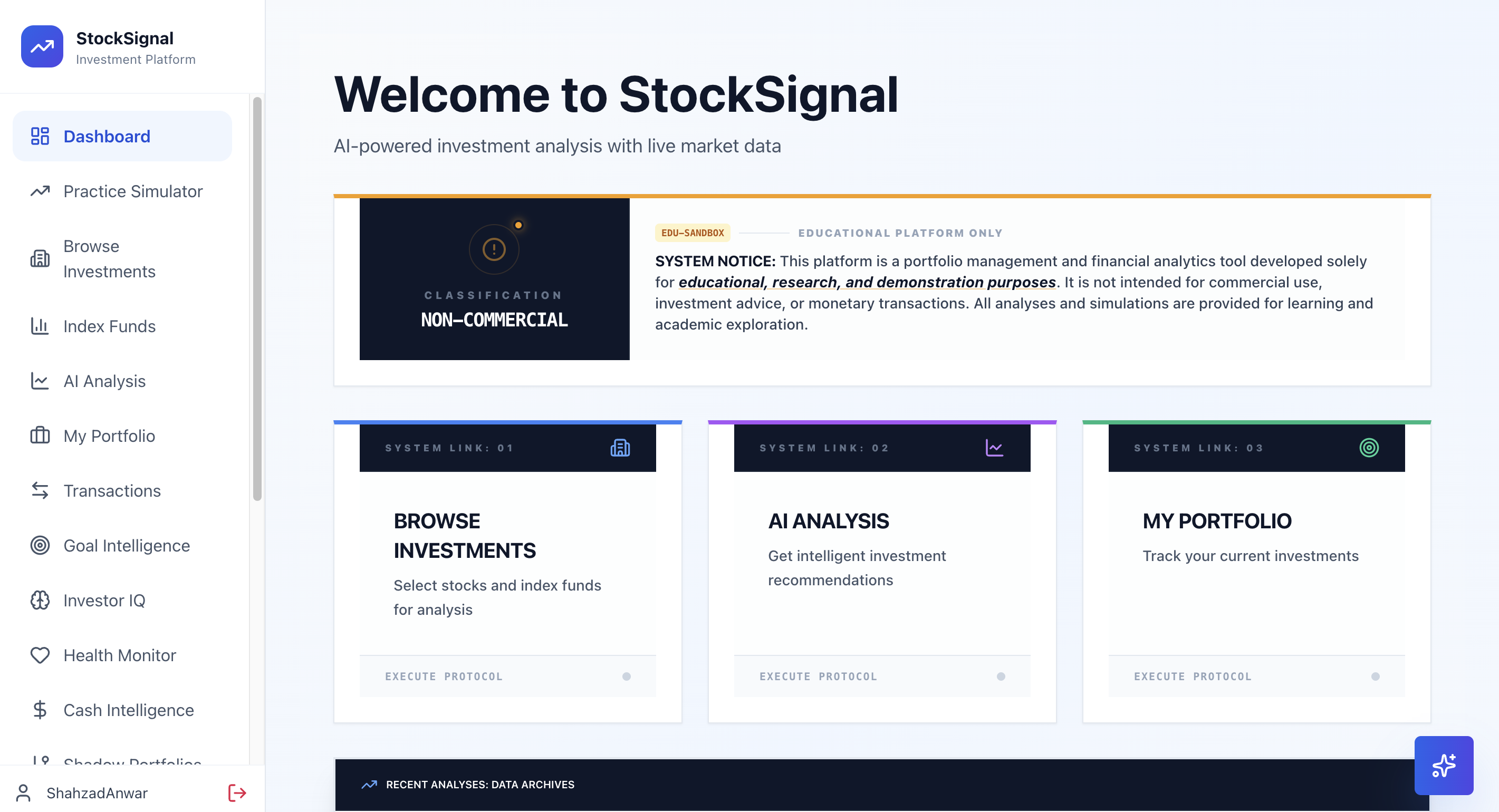 StockSignal.io gallery image