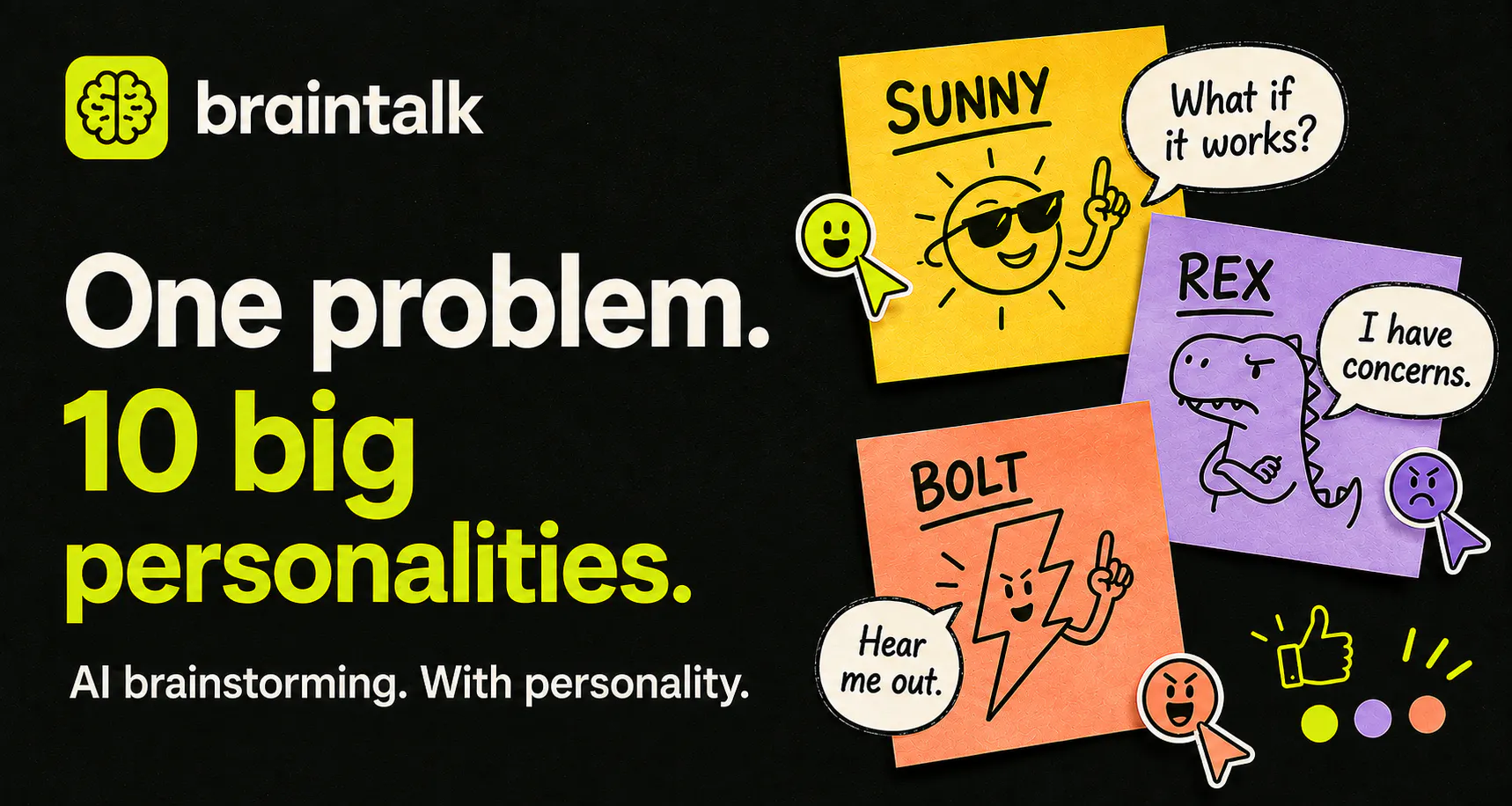 BrainTalk - Watch an AI Swarm Brainstorm gallery image