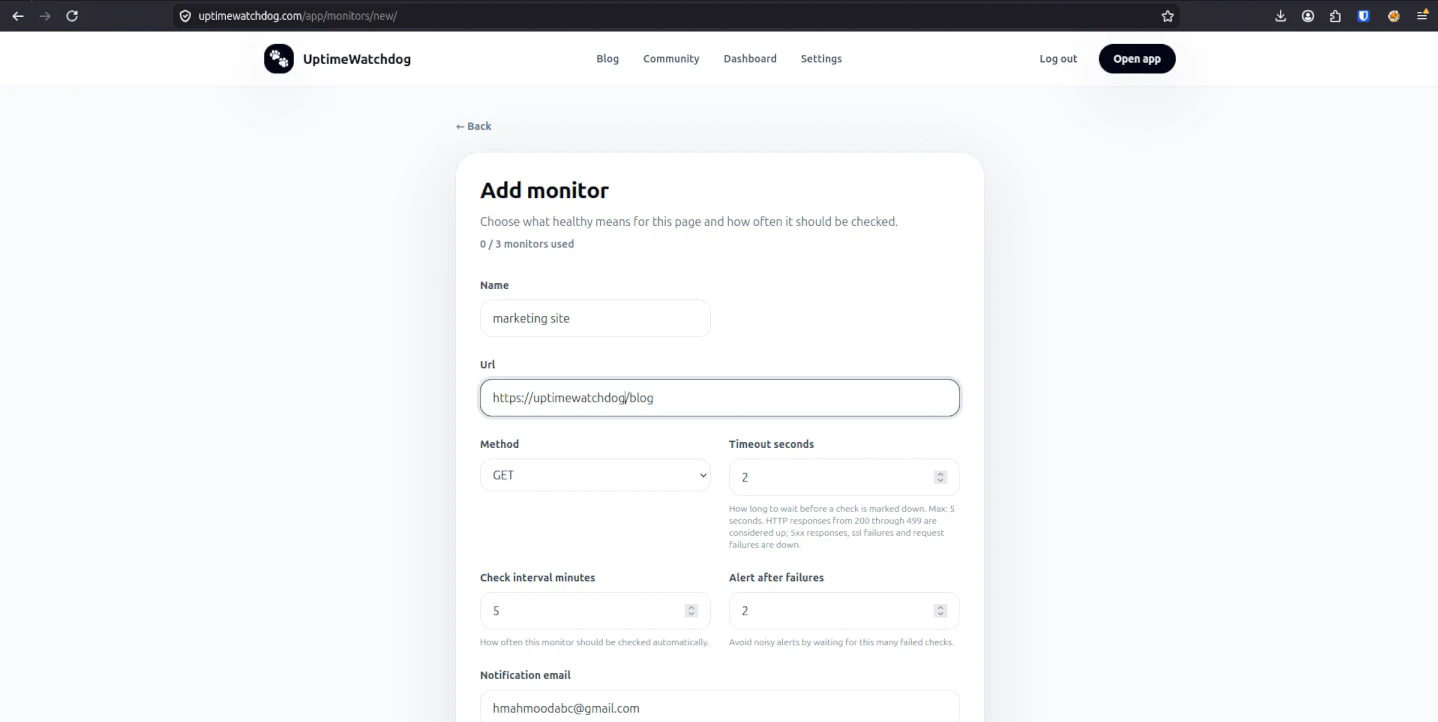 UptimeWatchdog screenshot 4