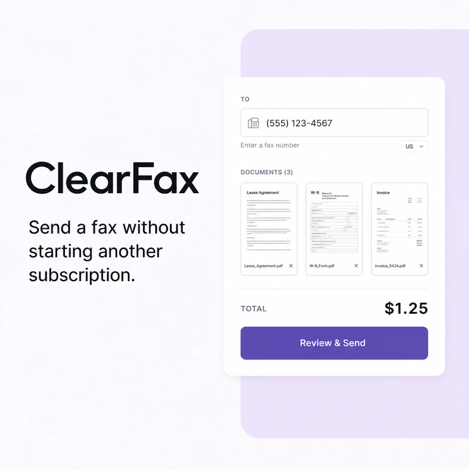 ClearFax screenshot 1