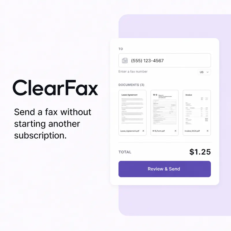 ClearFax screenshot 1