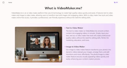 VideoMaker.me:AI Video Maker Free Online gallery image