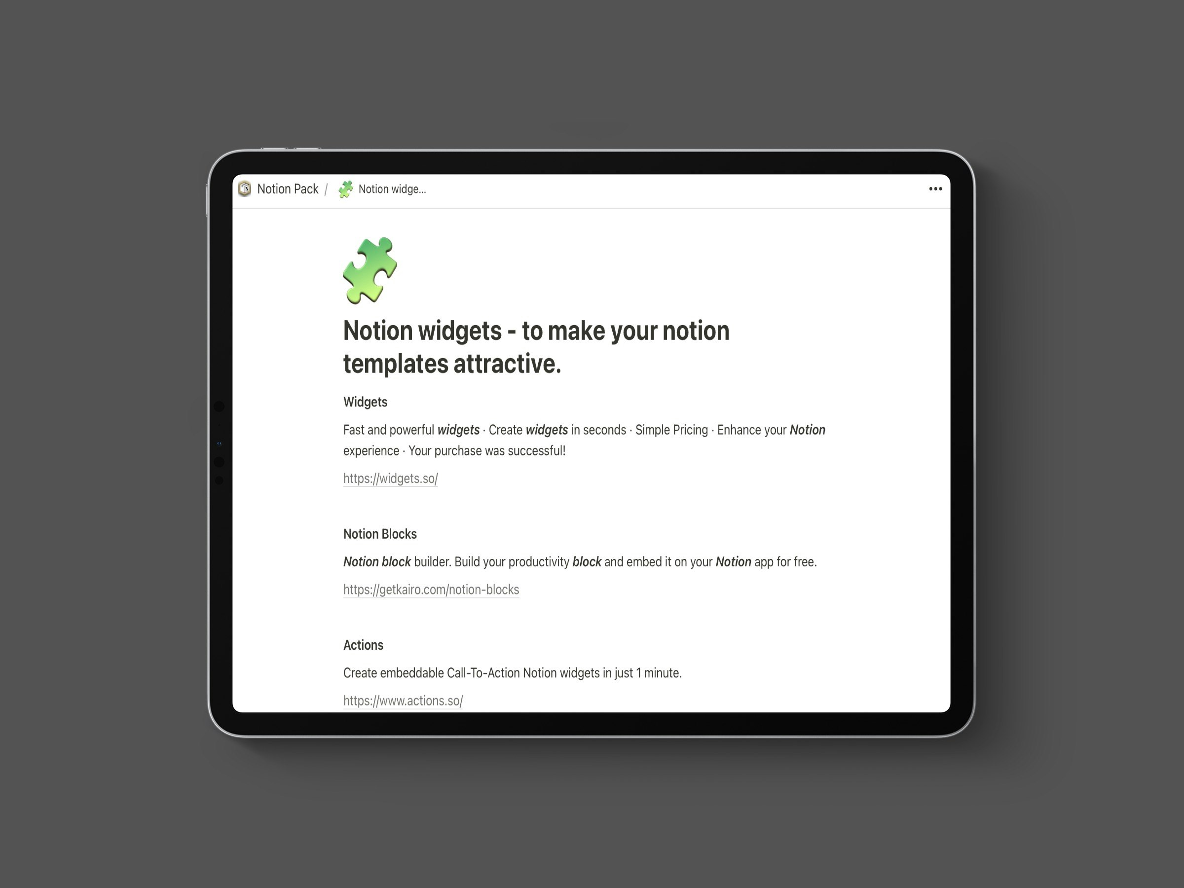 Notion Creators Pack gallery image