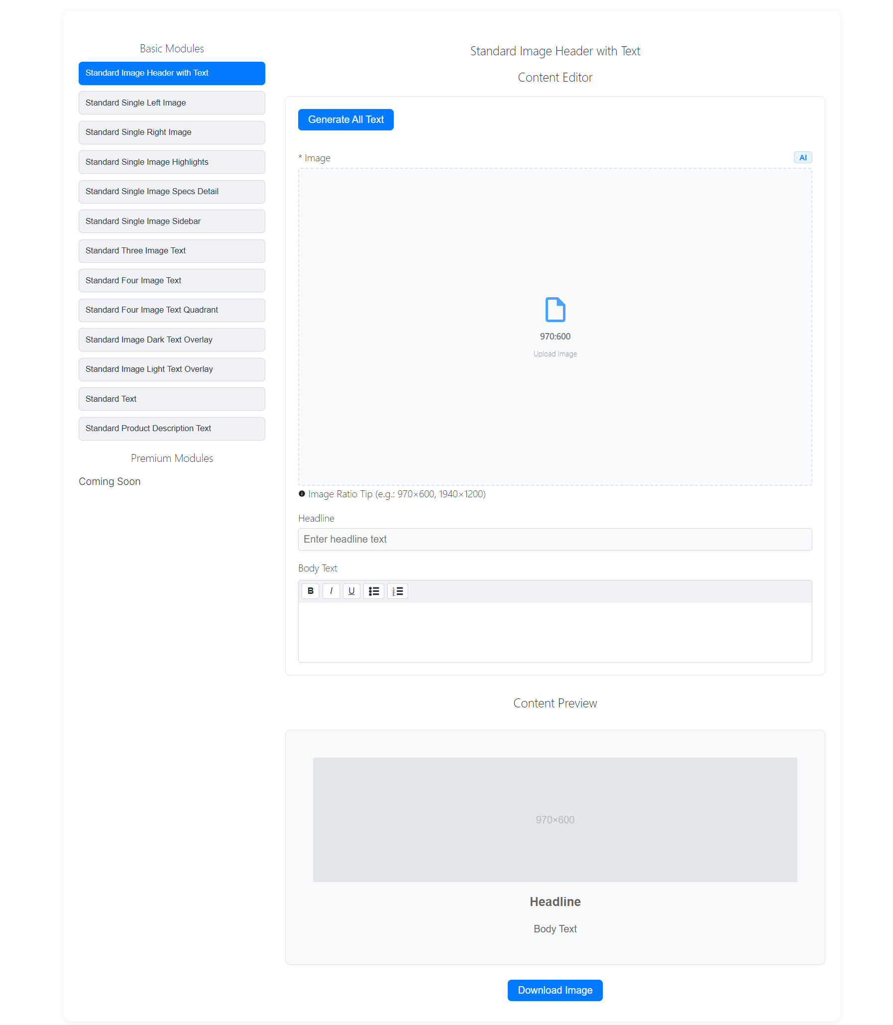 Amazon A+ Content Generator gallery image
