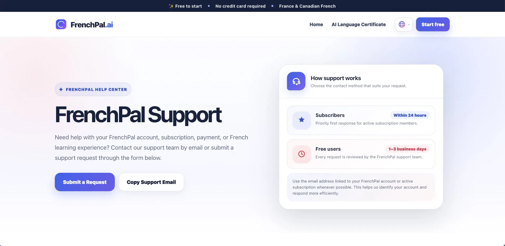FrenchPal.ai - Your AI Speaking Partner gallery image