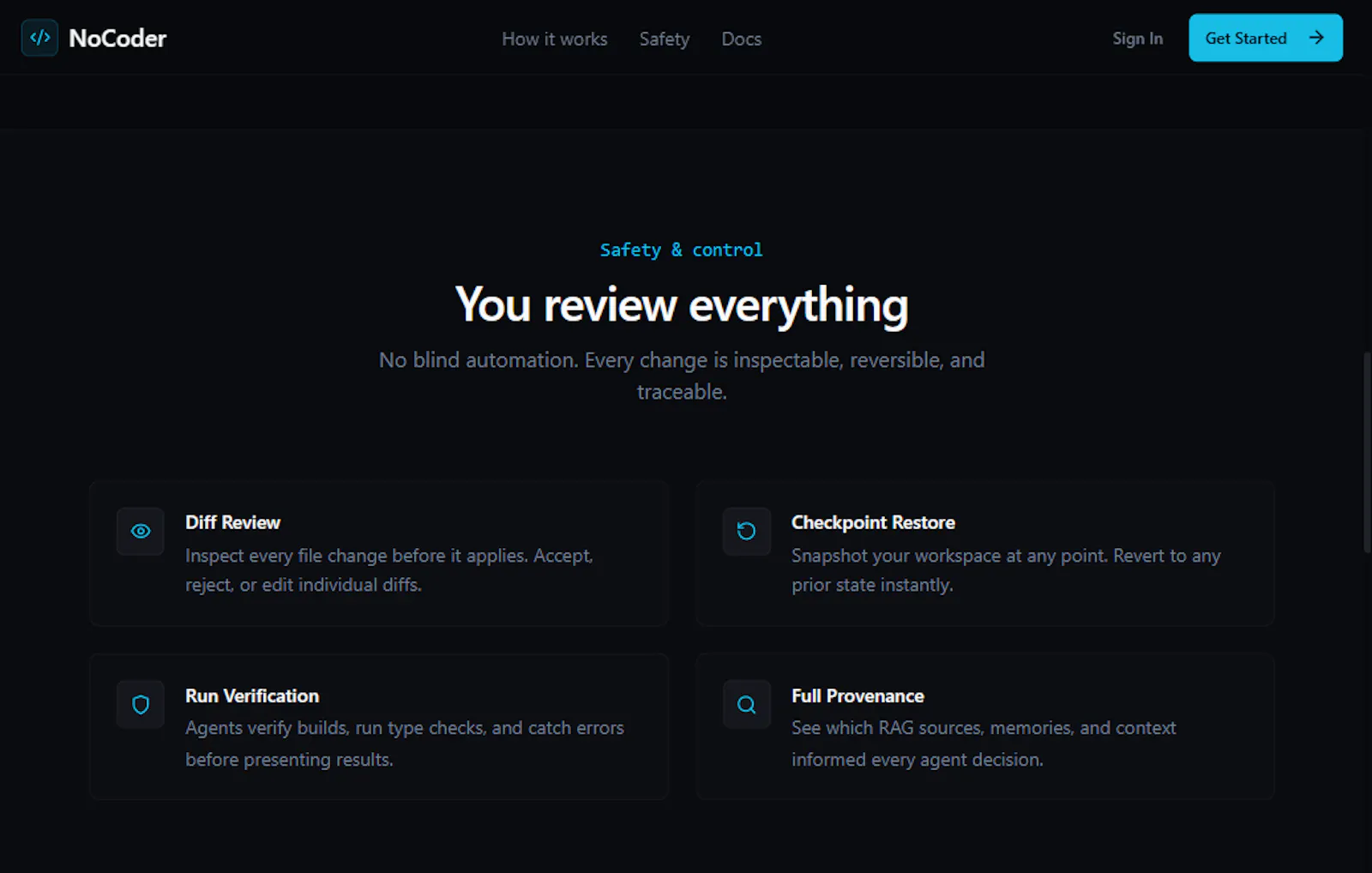 NoCoder screenshot 1