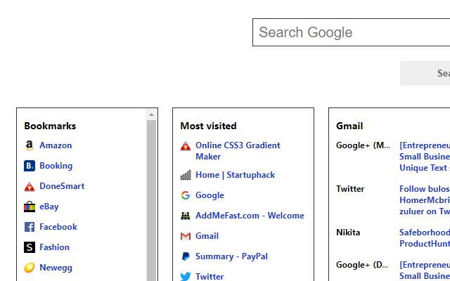 Best New Tab Page Extension for Chrome gallery image
