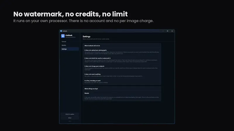 CutGeek screenshot 1 (video preview)