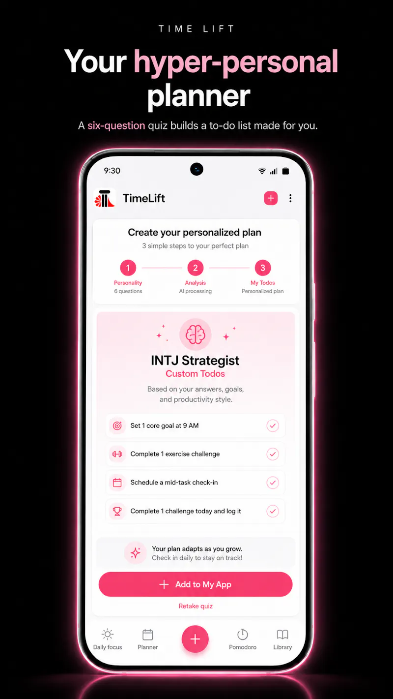 TimeLift — Voice AI Planner: Speak It.  screenshot 6