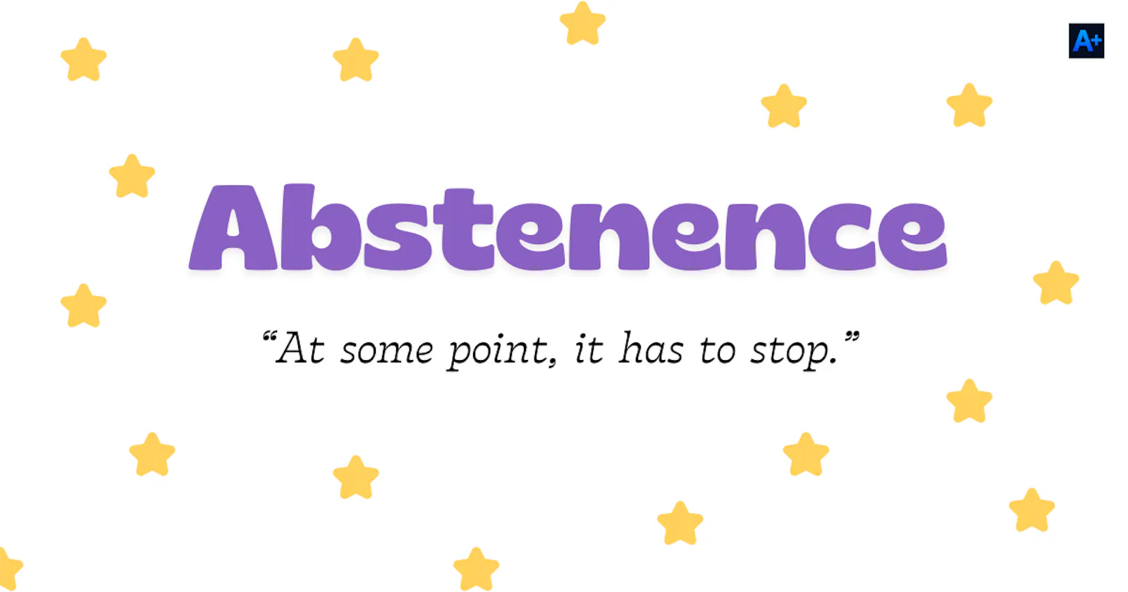 Abstenence screenshot 2