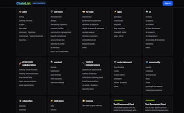 ChainList gallery image