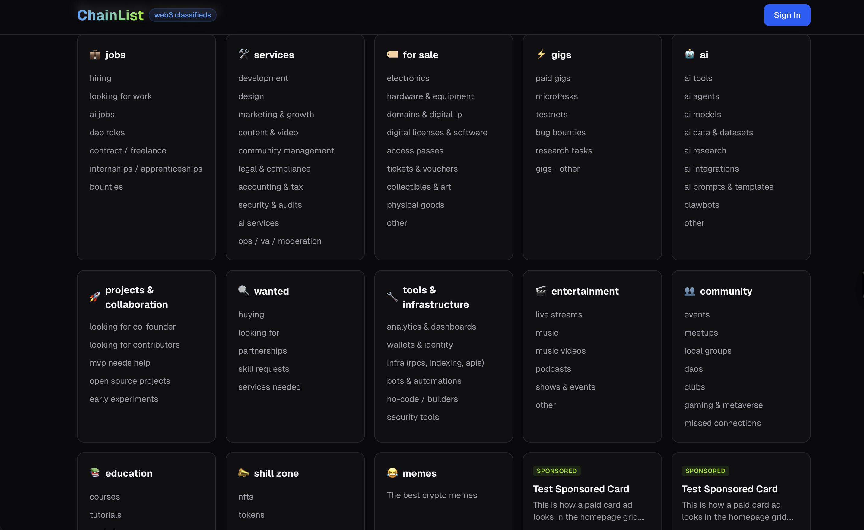 ChainList - Screenshot 3 showing product features and functionality