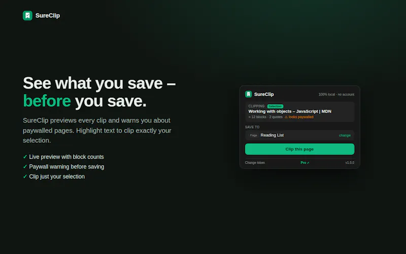 SureClip screenshot 4