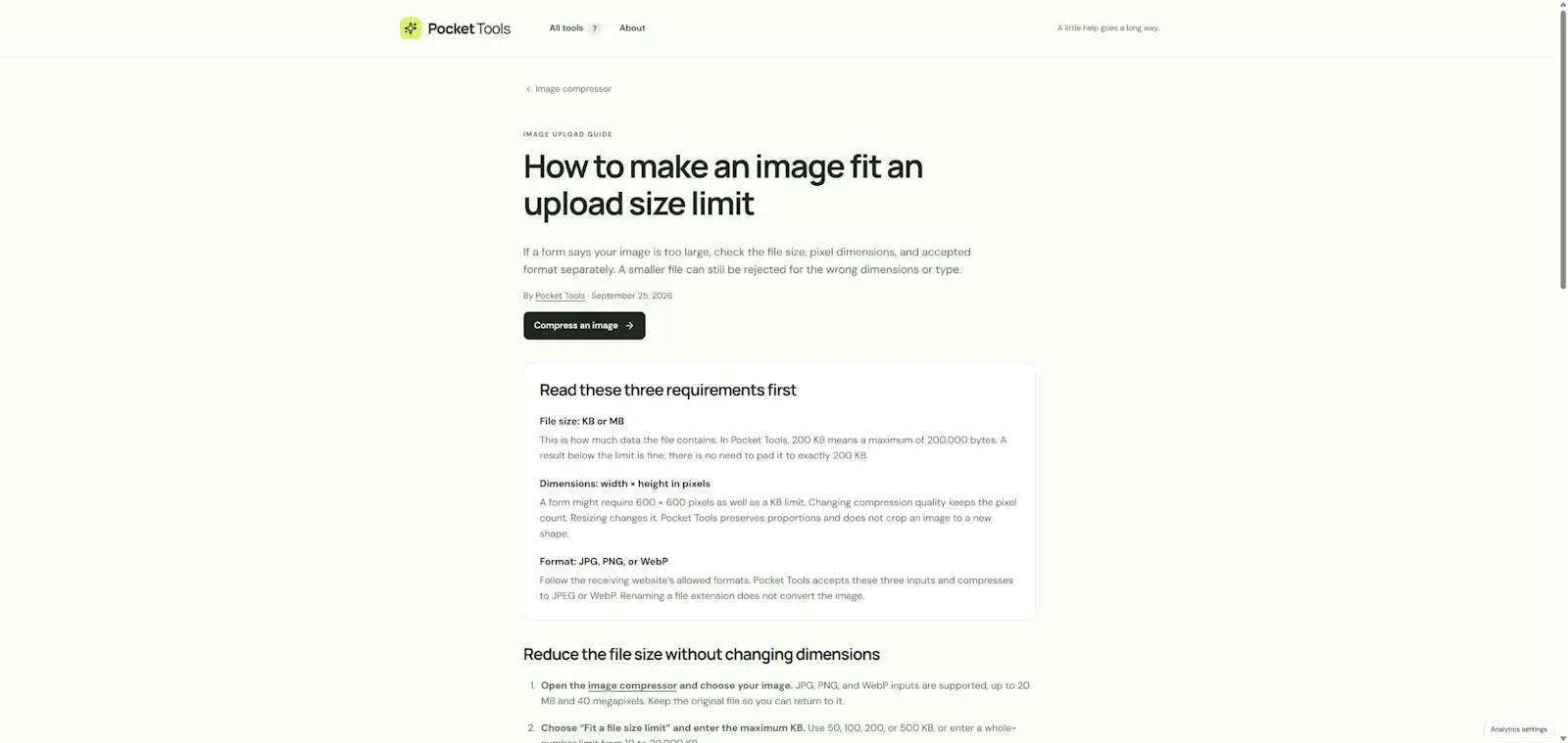 Pocket Tools screenshot 2