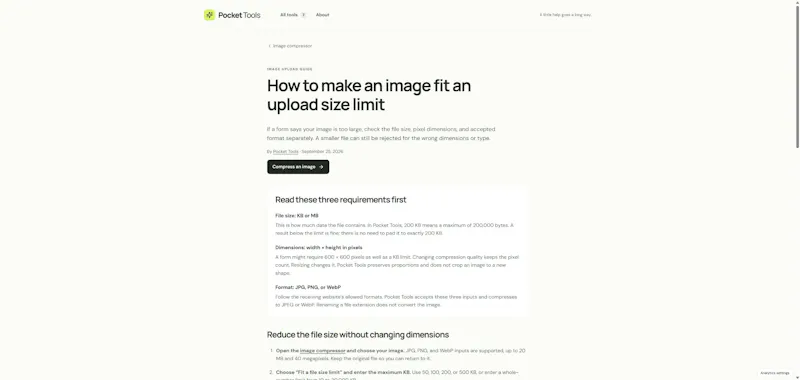 Pocket Tools screenshot 2