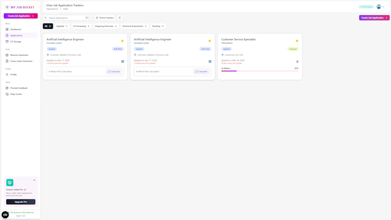 My Job Bucket screenshot 2