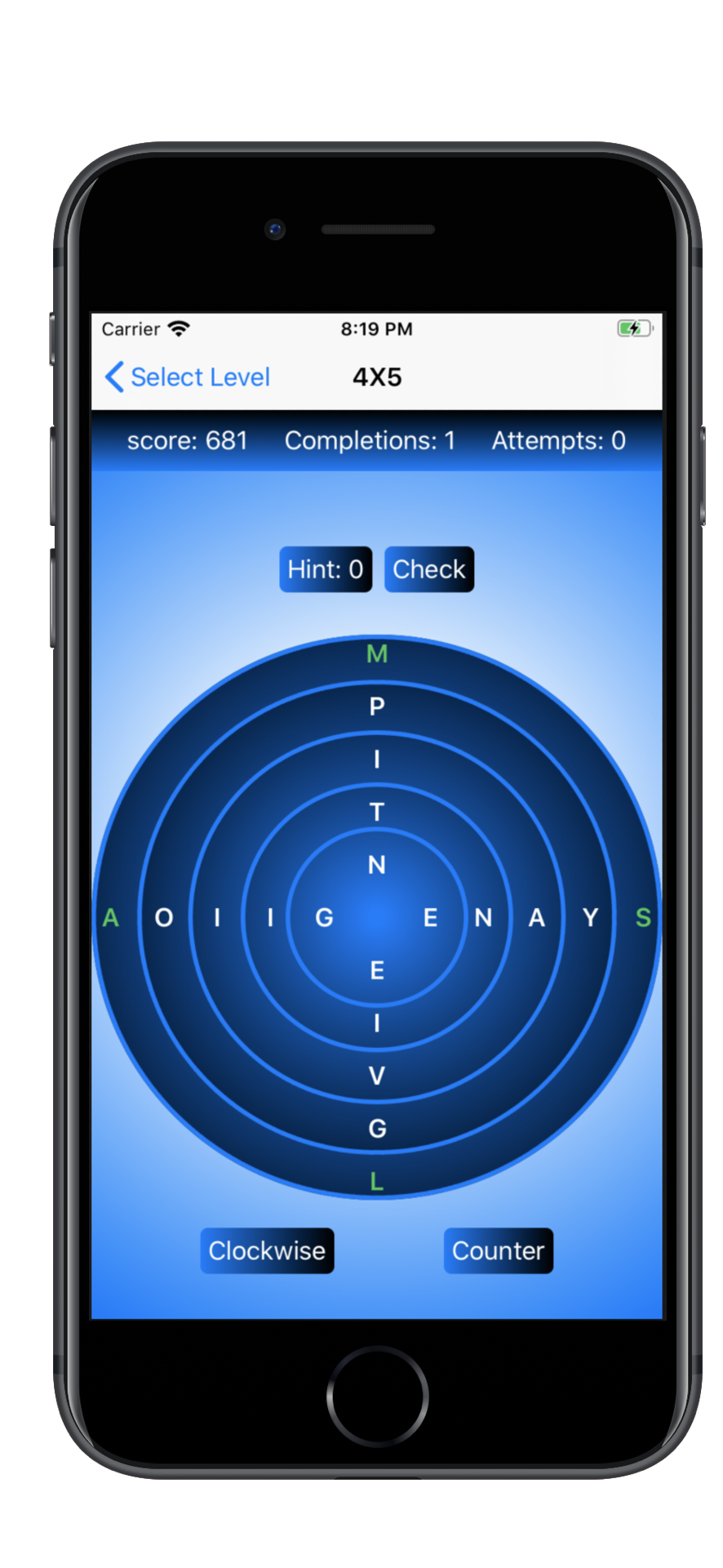 Dials: Word Edition IOS App Landing Page gallery image