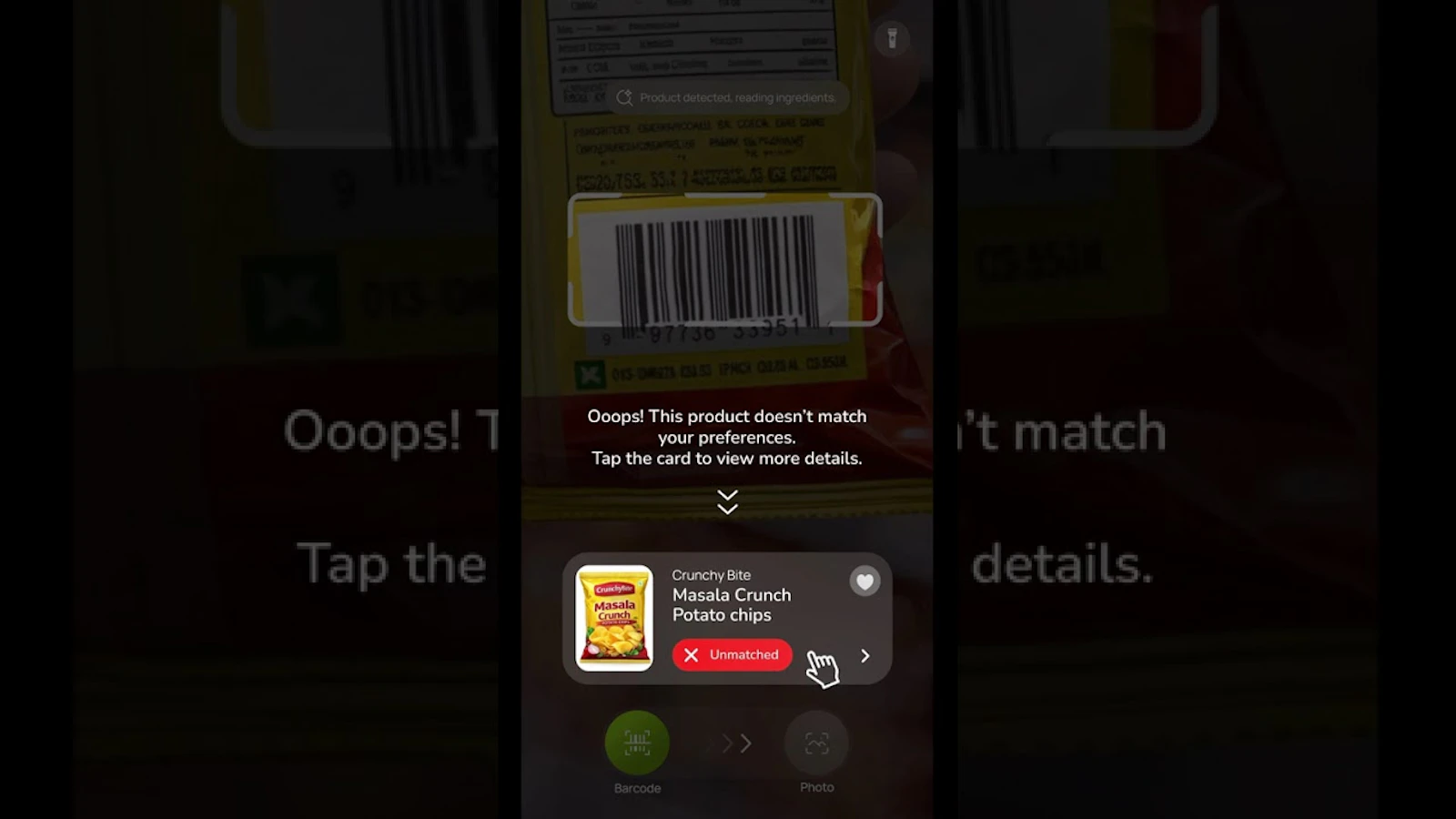 IngrediCheck Version 2 screenshot 1 (video preview)