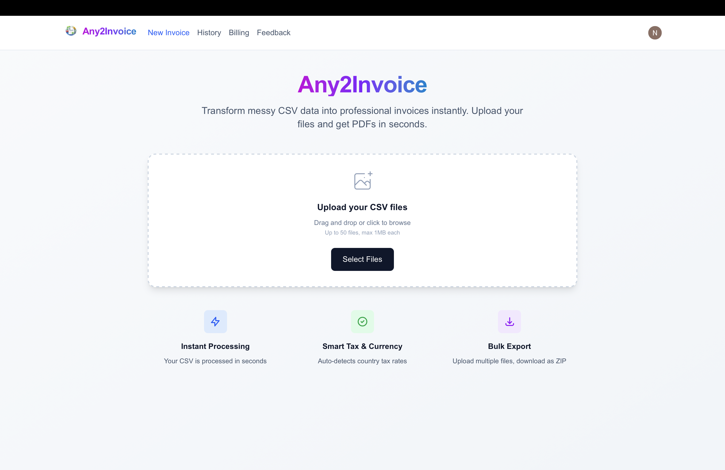 Any2Invoice gallery image