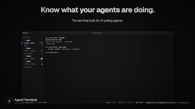 Agent terminal screenshot 1 (video preview)