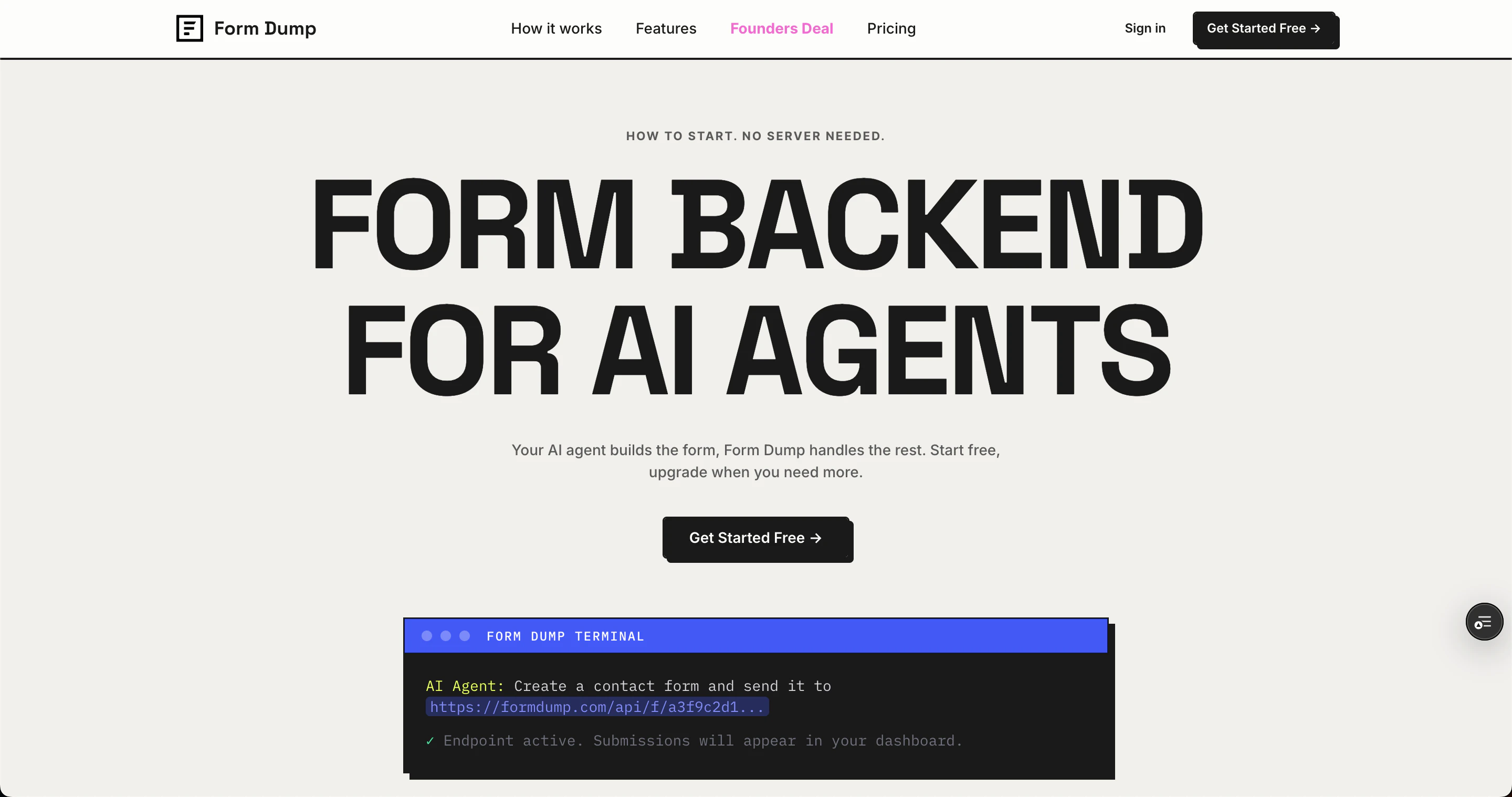Form Dump screenshot 1