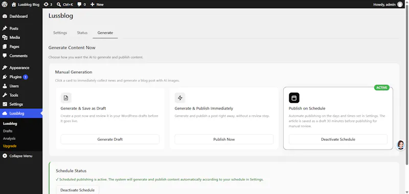 Lussblog screenshot 2