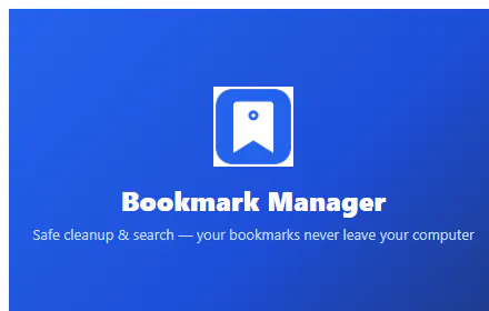 Bookmark Manager: Smart Cleanup & Search