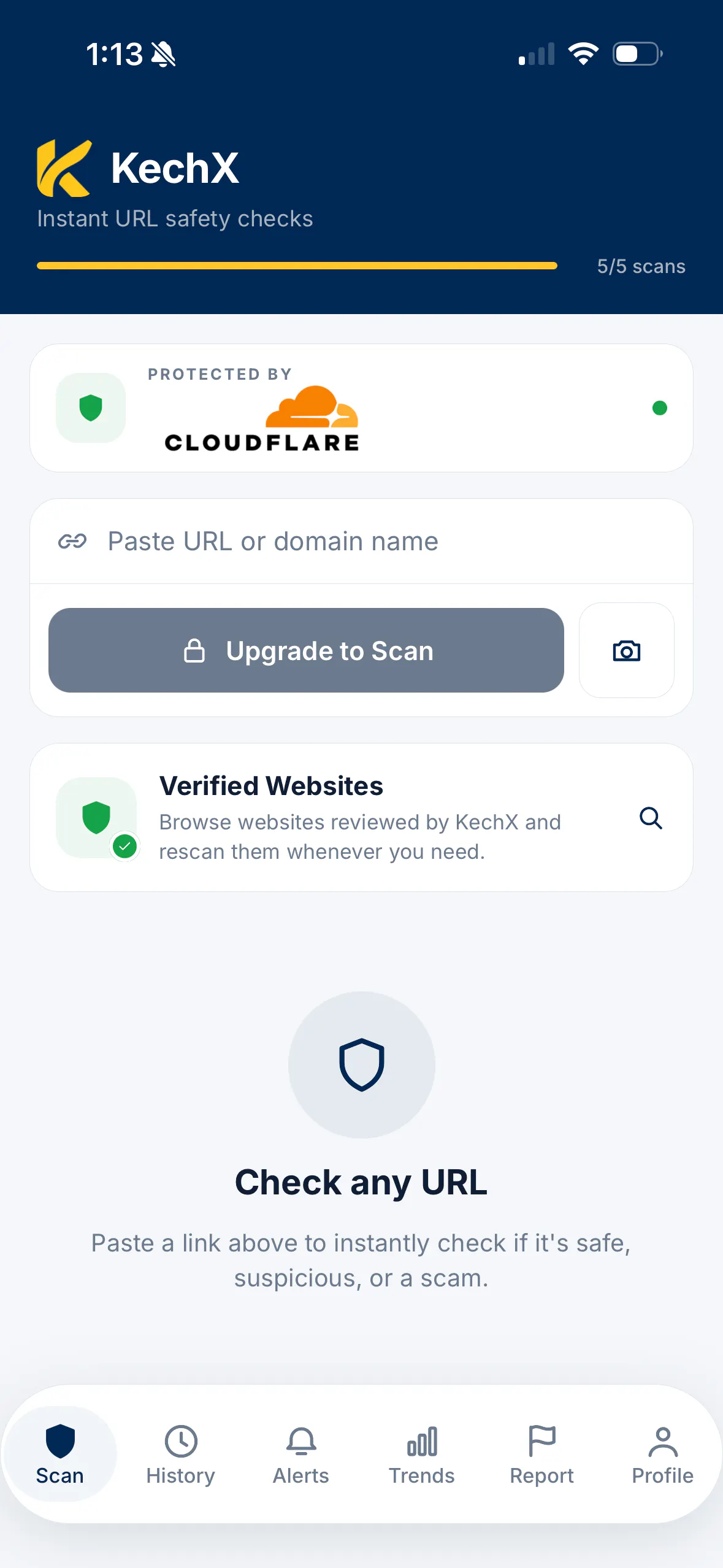 KechX Safe Browsing gallery image