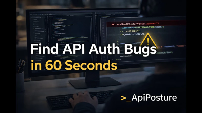 ApiPosture: Scan your APIs in seconds screenshot 1 (video preview)