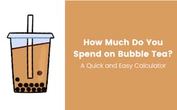 Bubble Tea Spending Calculator media 1