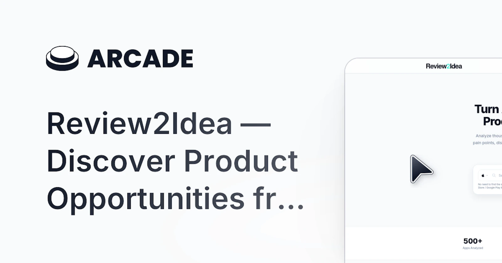 Review2Idea screenshot 1