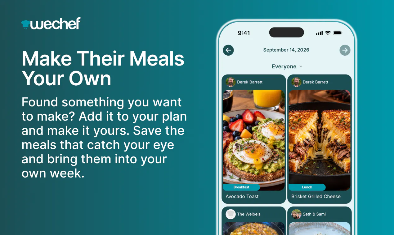 WeChef: Social Meal Planning gallery image