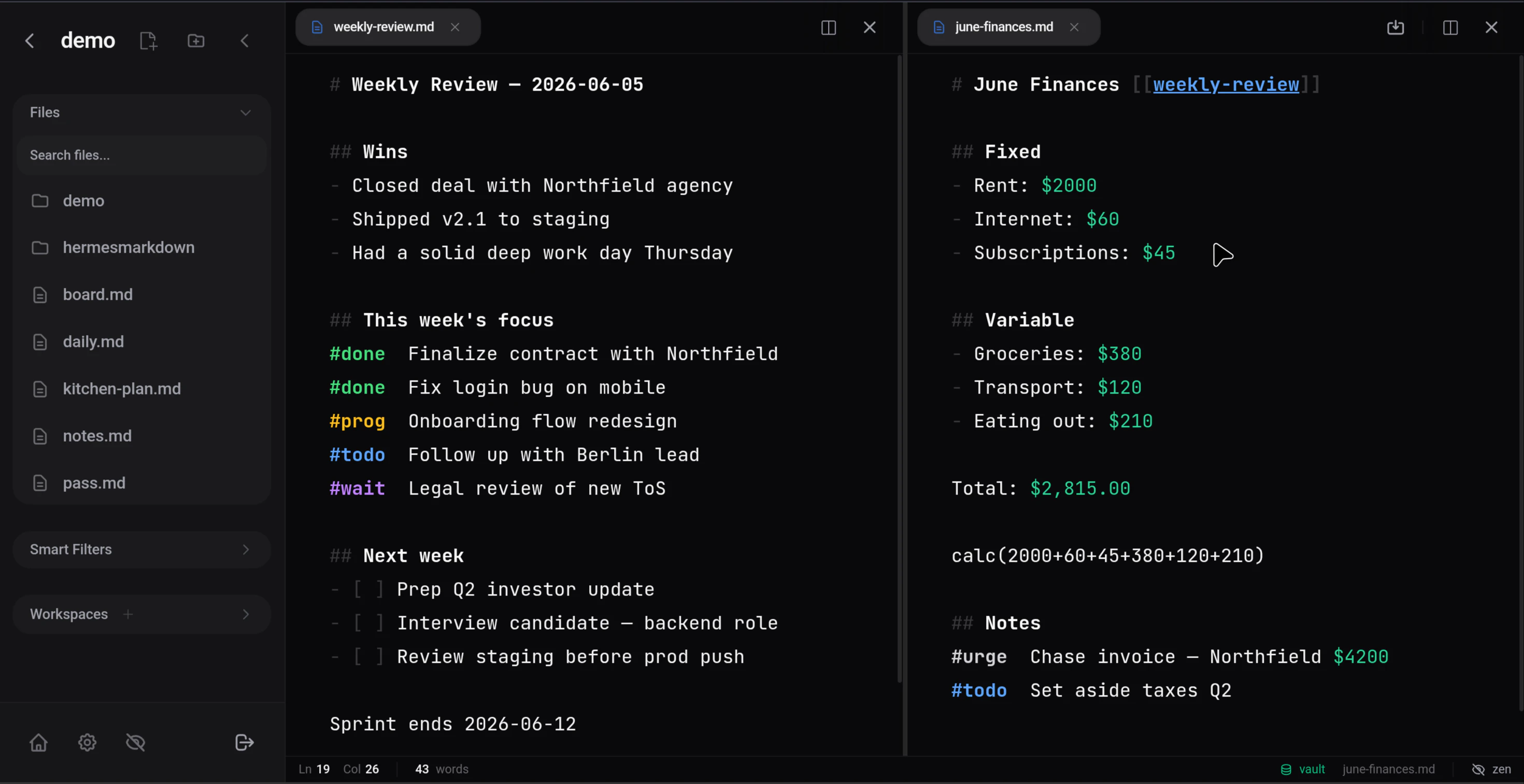 HermesMarkdown screenshot 3