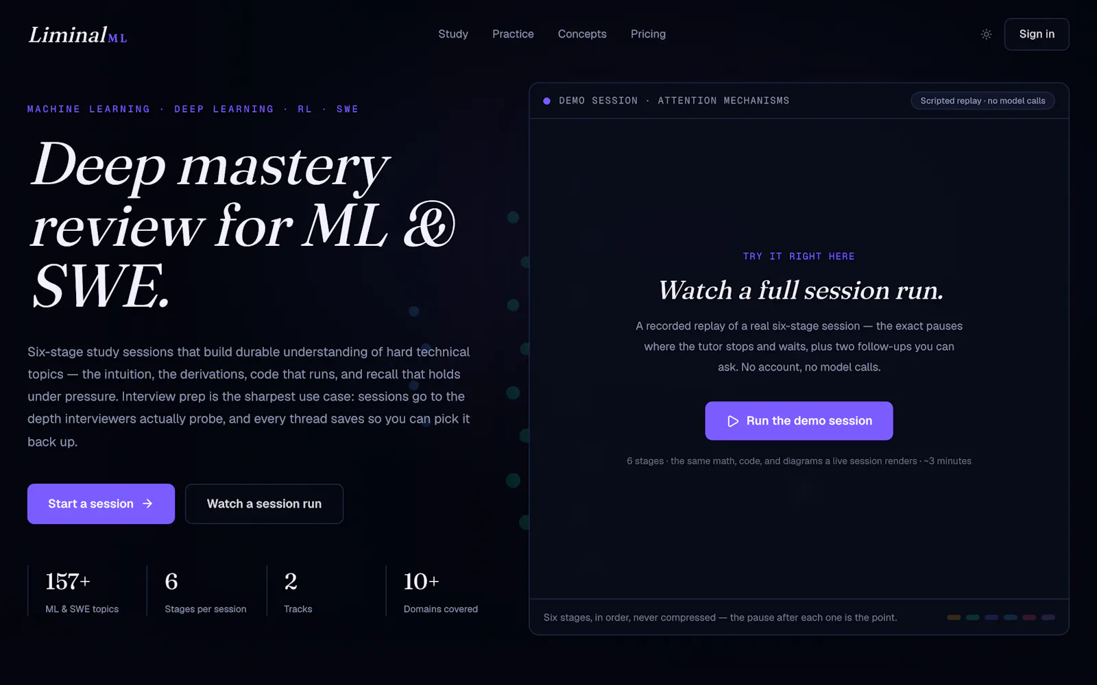 LiminalML screenshot 1