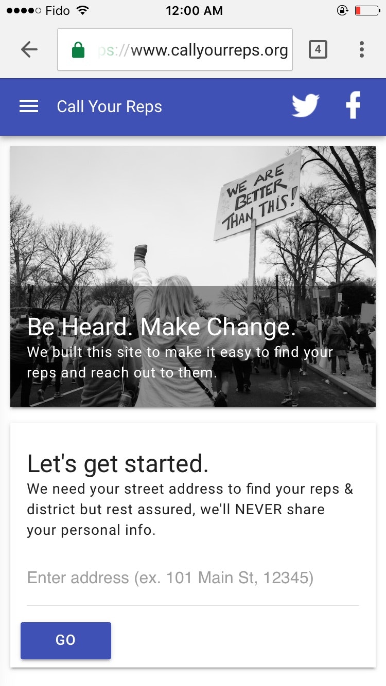 Call Your Reps gallery image