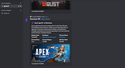 Steam Discord Bot gallery image